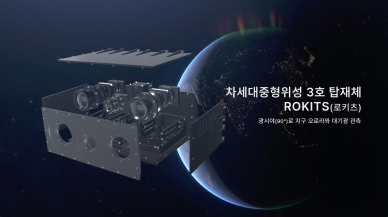 한국천문연구원 차세대중형위성 3호 탑재체 ROKITS 오로라 관측 시뮬레이션 영상